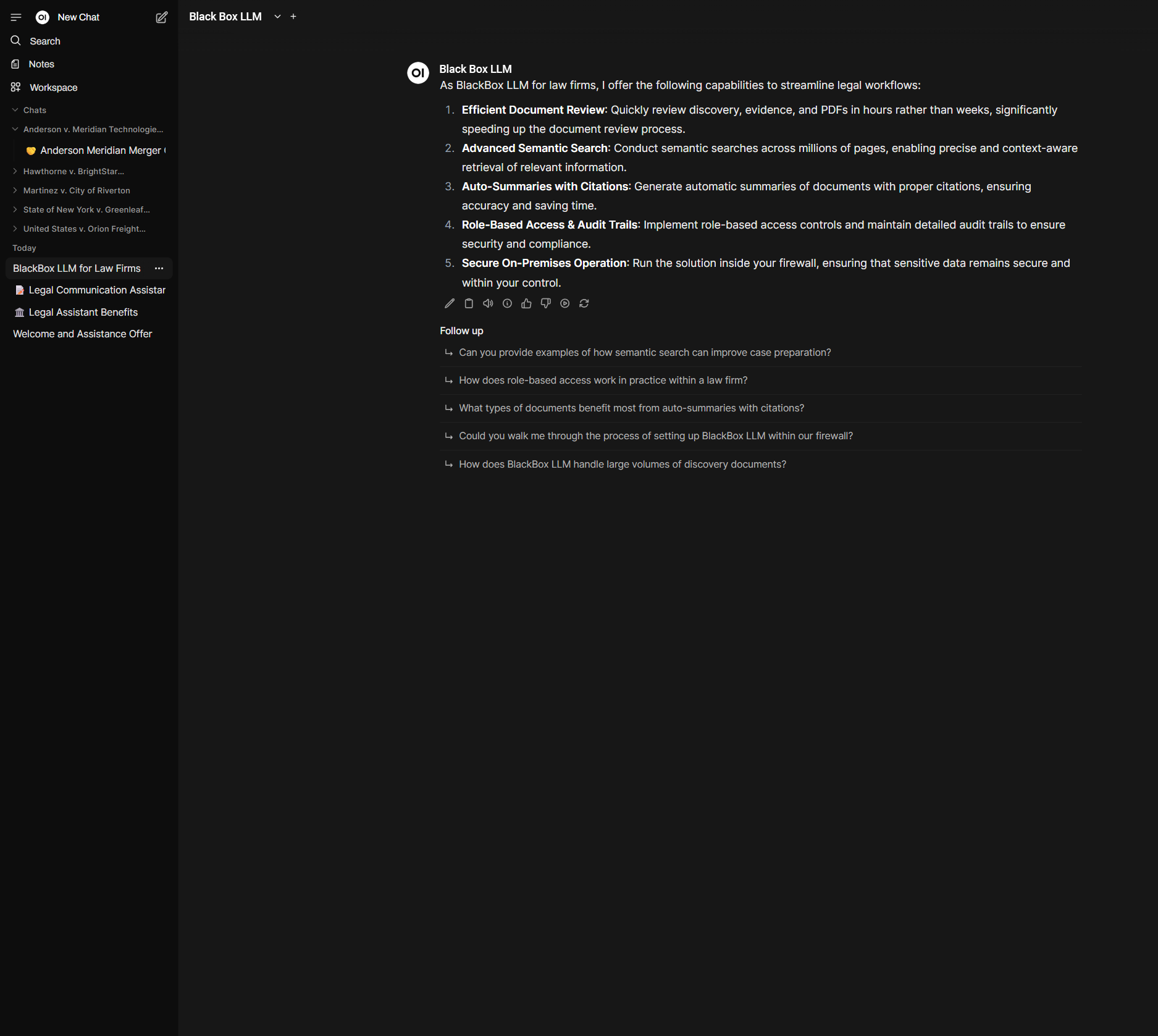 Evidence Review Example